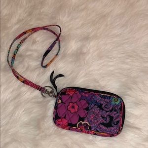 Vera Bradley lanyard Wallet